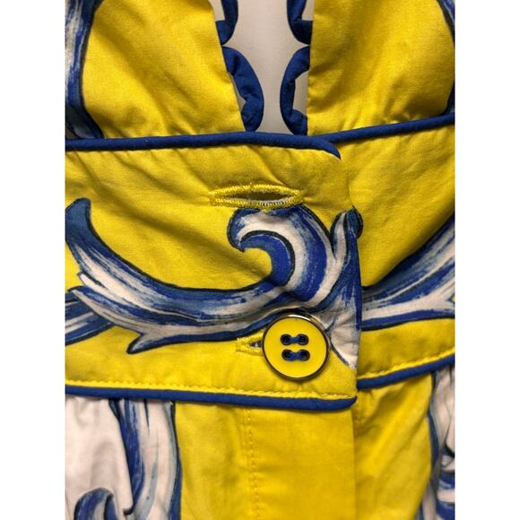 Farm Rio Sicily Scarf Cotton Flutter Floral Maxi Dress Size Medium - Picture 11 of 11